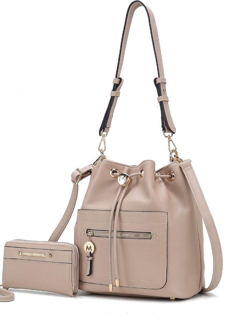 Crossbody Bucket Bag For Women, Drawstring Hobo Shoulder Bags Handbag Purse With